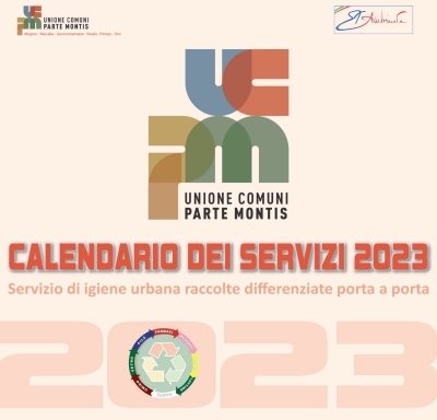 Calendario raccolta rifiuti solidi urbani 2023