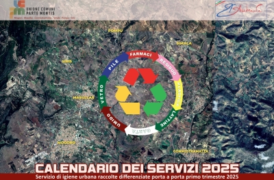 Raccolta Differenziata: Calendario primo trimestre Gennaio-Marzo 2025